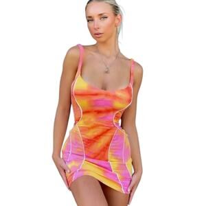 Outcast Clothing Close Isn't Enough Mini Dress Size Small Night Out Club Night